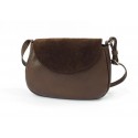 Mała torebka skórzana EVER Brown