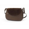 Mała torebka skórzana EVER Brown