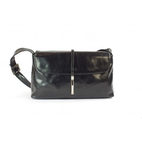 Mała torebka skórzana EVER Black