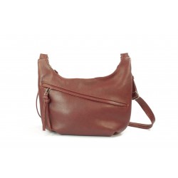 Mała torebka skórzana Ever Bordo